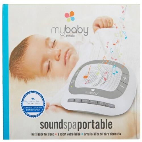 HoMedics Portable Sound Machine and Baby Sleep Soother with 6 Sounds