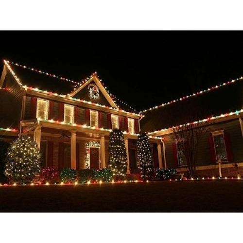 Novelty Lights Ceramic Multicolor C9 Incandescent Traditional Vintage Christmas Replacement Bulbs 25 Pack