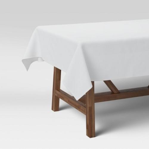 104 x 60 Solid Tablecloth White - Threshold™