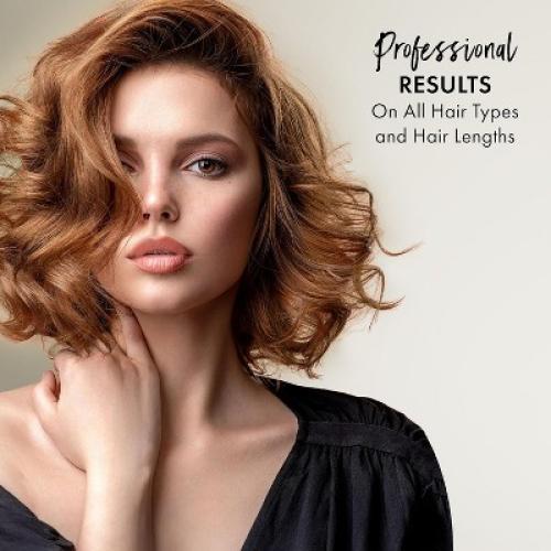 HOT TOOLS 24K Gold Extended Barrel Spring Curling Iron 1.5 with Clamp for Loose Curls