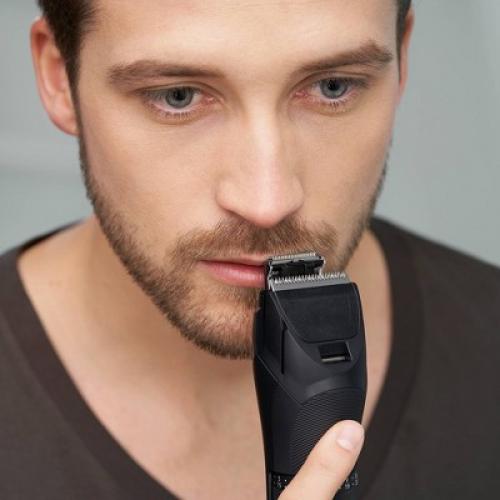 Panasonic Men's All-in-One Rechargeable Facial Beard Trimmer and Total Body Hair Groomer - ES-GB80-S