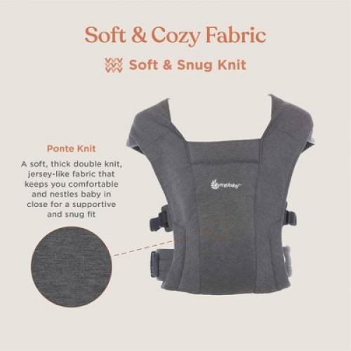 Color Blue Ergobaby Embrace Cozy Knit Newborn Carrier - Oxford Blue