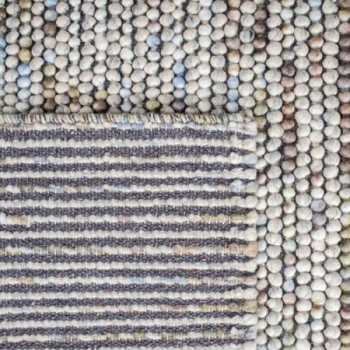 Natura NAT620 Hand Woven Indoor Accent Rug - Ivory/Multi - 3'x3' - Safavieh