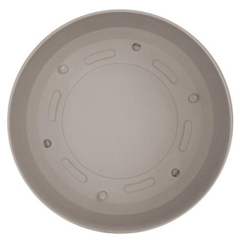 Bloem 12 Mathers Round Planter With Saucer Tray, Pebble Stone