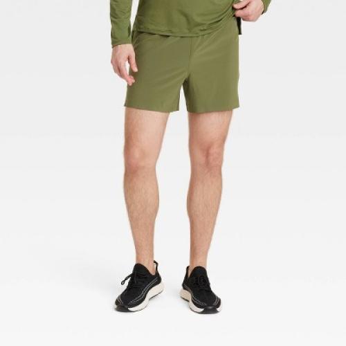 Size M Men's Run Shorts 5 - All In Motion ? Green