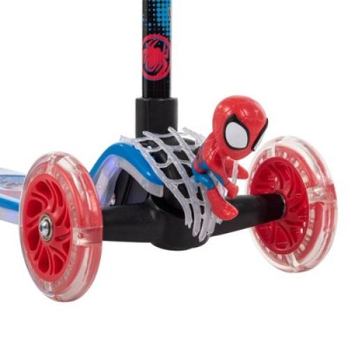 Huffy Spidey and His Amazing Friends 3-Wheel Tilt N Turn Kick Scooter - Blue