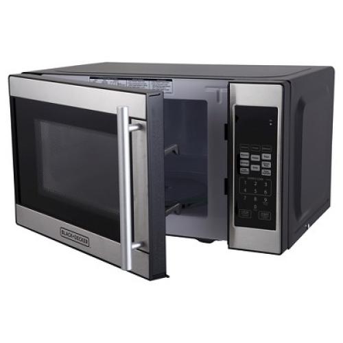 BLACK+DECKER 0.7 cu ft 700W Microwave Oven - Black - EM720CPN-P