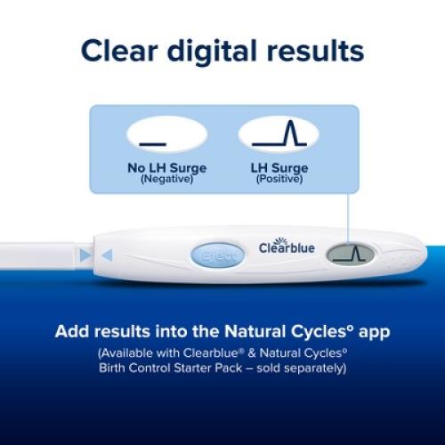 Clearblue & Natural Cycles Hormone-Free Birth Control Digital Ovulation Test Refill Pack - 15ct