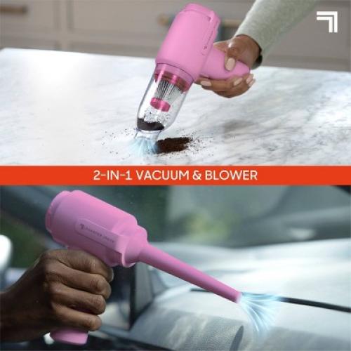 Sharper Image Cordless Handheld Vacuum and Blower Pink