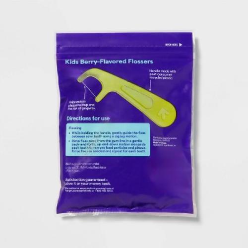 Flossers Kids' Berry - 75ct - up&up™ 2 Pack