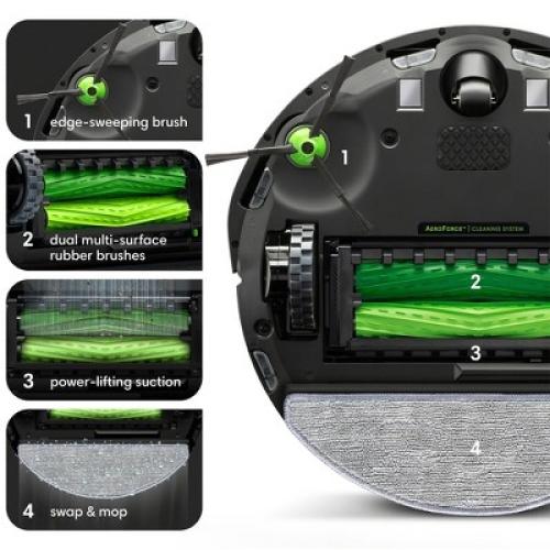 iRobot Roomba Combo j5  Self-Emptying Robot Vacuum & Mop NEEDS CLEANING MAY HAVE MISSING ACCESSORIES