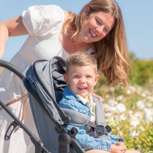 Mompush Wiz 2-in-1 Full Size Stroller - Sage