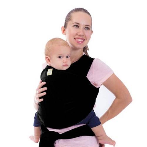 KeaBabies Baby Wrap Carrier - Trendy Black