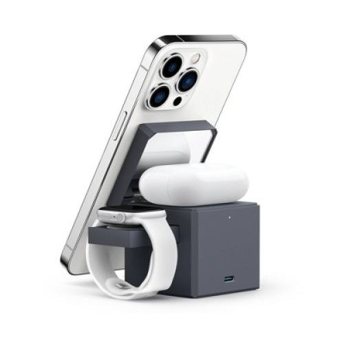 Anker 3-in-1 Cube with Magsafe - Black