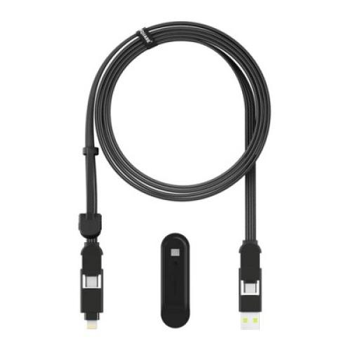 Rolling Square inCharge XL 100W 6-in-1 6.6' Cable - Lava Black