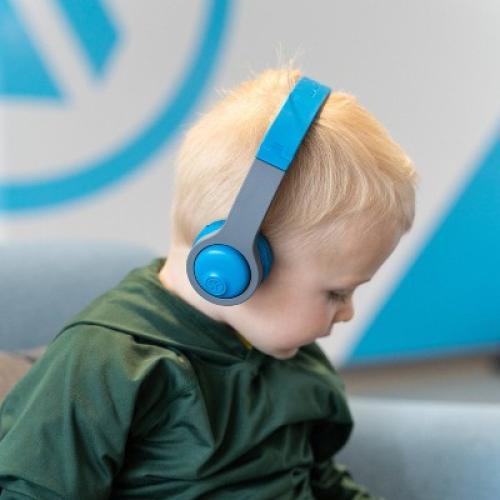 JLab JBuddies Folding Gen 2 Kids Headphones - Blue/Gray
