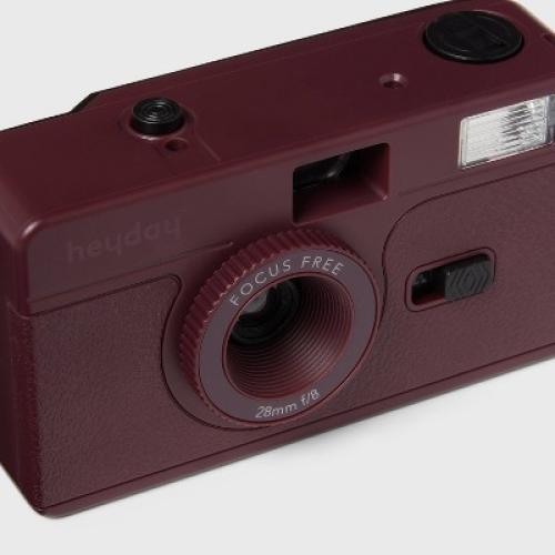 Color cherry red 35mm Camera with Film - heyday™ Cherry