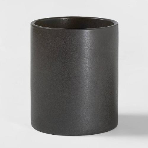 Stoneware Tilley Utensil Holder Black - Threshold™: Kitchen Utensil Storage, Dishwasher-Safe, Glazed Matte Finish