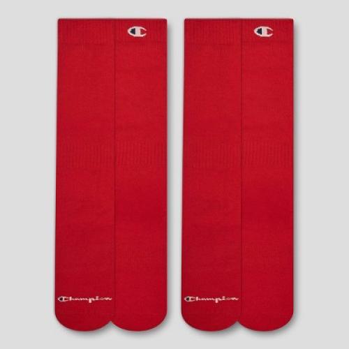 Champion All Sport Performance Over the Calf Socks 2pk - Red M