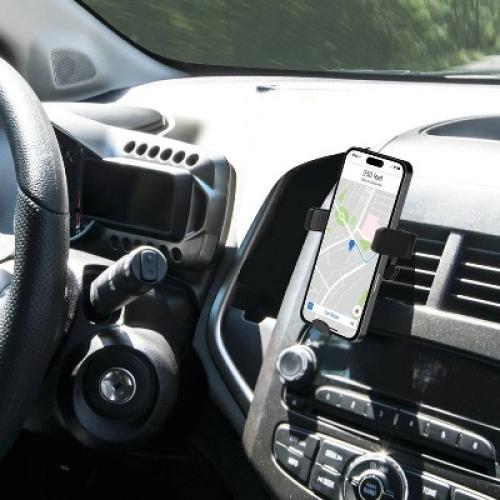 Energizer Car Accessory Vent Dash Window and Cup Flex Mount: Auto Electronics, iPhone Holder, Black, 1-Year Warranty