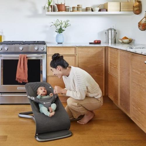 Ergobaby 3-In-1 Evolve Baby Bouncer Charcoal Grey