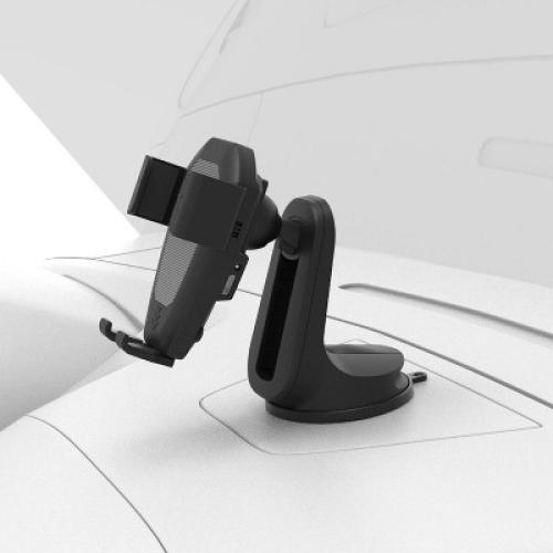 Bracketron Power Up Wireless Charging Gravity Dash/Window & Vent Mount - Black