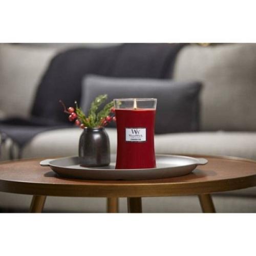 21.5oz Large Hourglass Jar Candle Cinnamon Chai - WoodWick