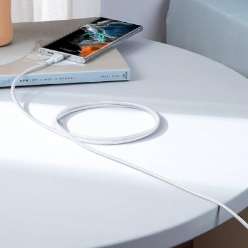 Anker 6' 60W Braided USB-C to USB-C Max Fast Charging Cable - White