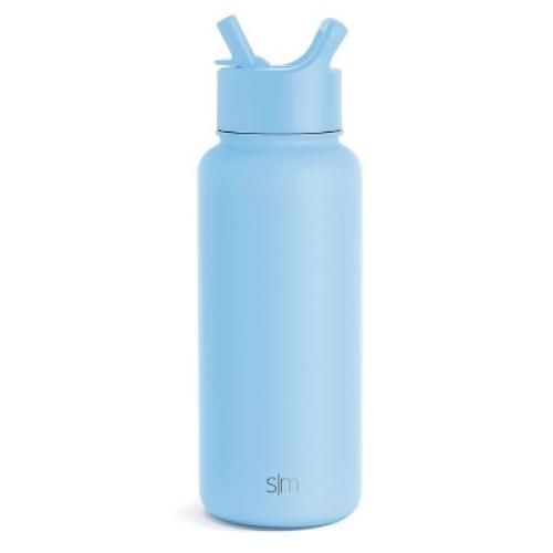 Simple Modern Summit 32oz Stainless Steel Water Bottle with Straw Lid Light Blue