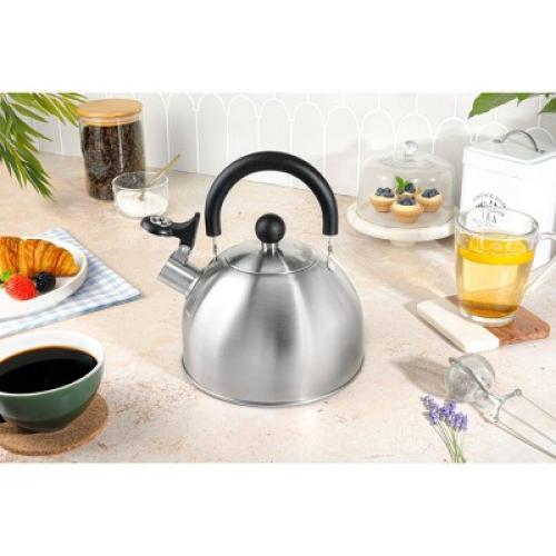 Aroma 1.5qt Stainless Steel Stovetop Kettle Silver