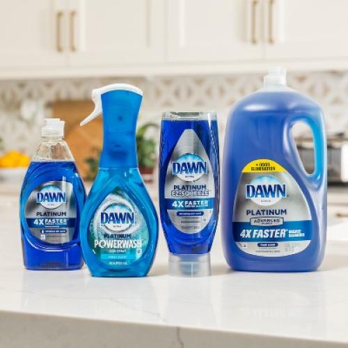 2 Pack Dawn Platinum Ez Squeeze Dishwashing Liquid - Wild Jasmine - 24.3 fl oz