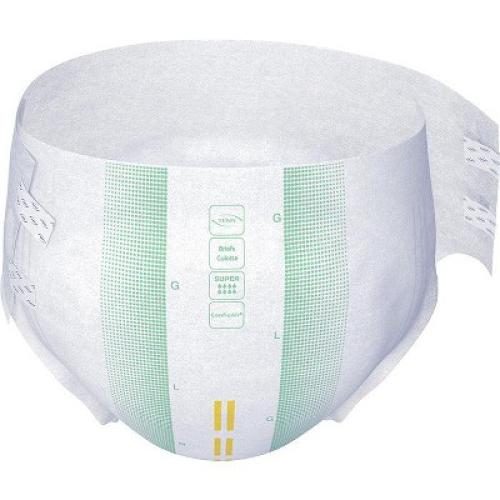 TENA ProSkin Super Incontinence Briefs, Heavy Absorbency, Unisex, Large, 56 count