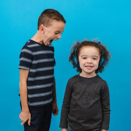 JLab JBuddies Protect Kids Ear Protection Ear Covers - Navy