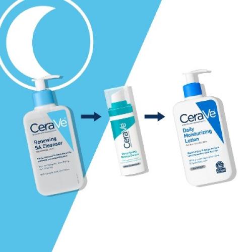 16oz CeraVe Fragrance-Free Face Renewing SA Face Wash - 16 fl oz