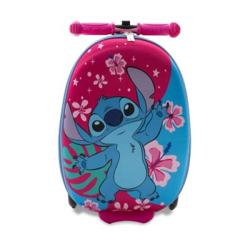 Disney Kids Hardside Carry On Scooter Suitcase - Lilo &Stitch