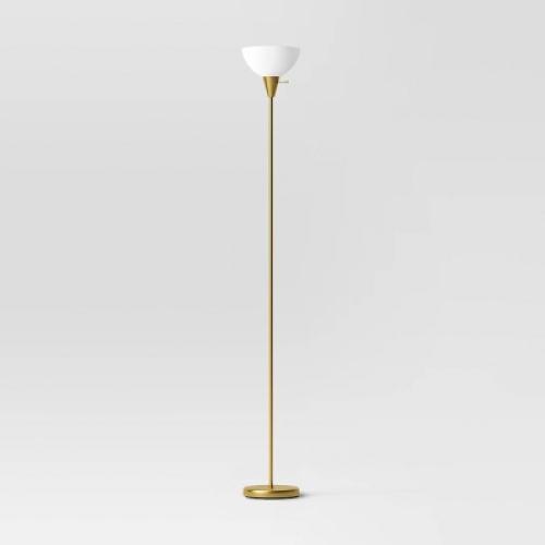 Torchiere Floor Lamp Gold - Room Essentials™