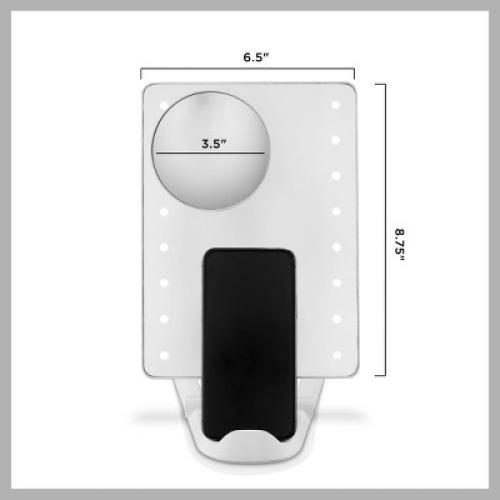 Conair LED Hollywood Lighted Social Media Makeup Mirror - White