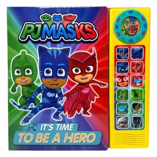 PJ Masks - It's Time To Be A Hero Custom Frame Sound Board Book - by Phoenix (Hardcover)