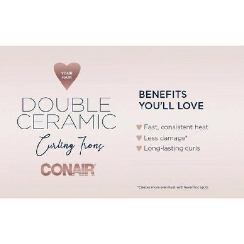Conair Double Ceramic Curling Iron - 3/4