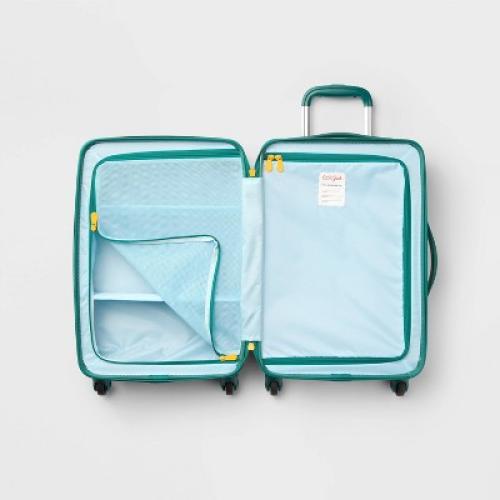 Kids' Hardside Carry On Spinner Suitcase Daisy - Cat & Jack™️ ‼️mild dust and scratches on the outside of the carry on‼️