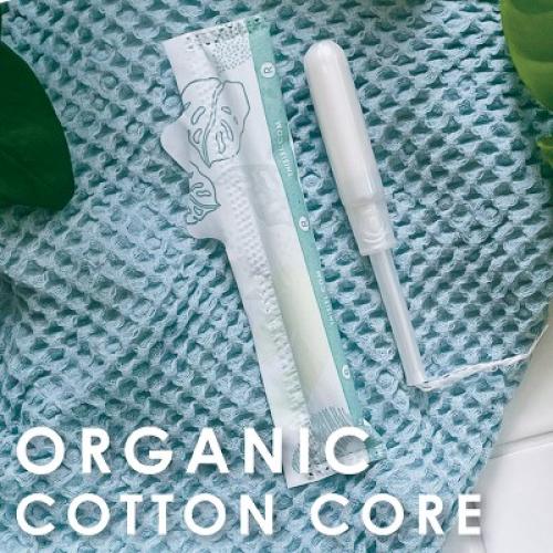 L . Organic Cotton Full Size Tampons - Regular - 30ct