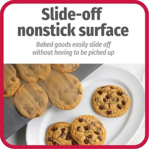 GoodCook AirPerfect Medium & Large 2pk Insulated Nonstick Baking Cookie Sheets: Carbon Steel Bakeware Set