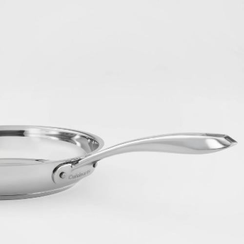 Cuisinart Classic 10 & 12 Stainless Steel 2pk Skillet Set Silver