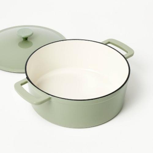 5.5qt Enamel Dutch Oven Sage Green - Figmint™