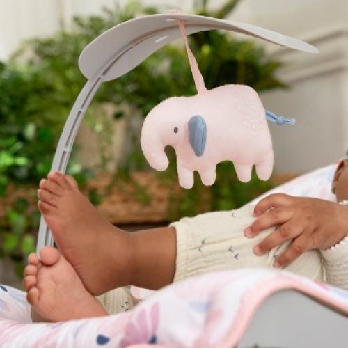Ingenuity Keep Cozy 3-in-1 Grow with Me Baby Bouncer, Rocker & Toddler Seat - Burst