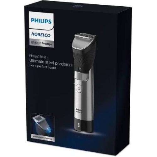 Philips Norelco Series 9000 Beard & Hair Men's Rechargeable Electric Trimmer - BT9810/40 ki