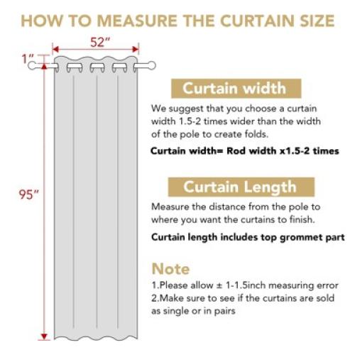 H.Versailtex Linen Curtains Nickel Grommet Energy Saving Light Filtering Semi Sheer Curtain TERRACOTTA 52W x 96L