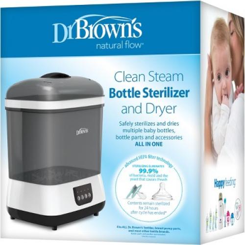 Dr. Brown's Bottle and Pacifier Sterilizer and Dryer - Gray