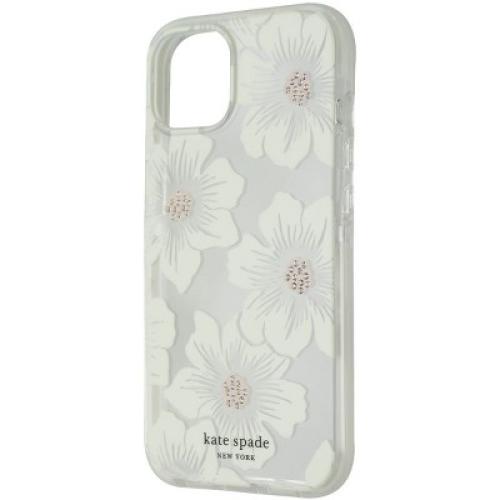 Case Mate licensed - Kate Spade New York Series Case for iPhone 13 - Hollyhock Floral Clear