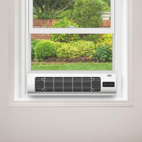 EVO Low Profile Oscillating Window Fan Air Circulator